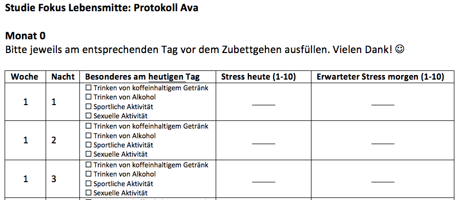 Ava Tagebuch