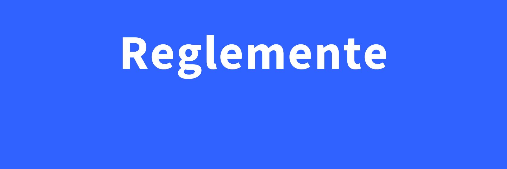 Reglemente