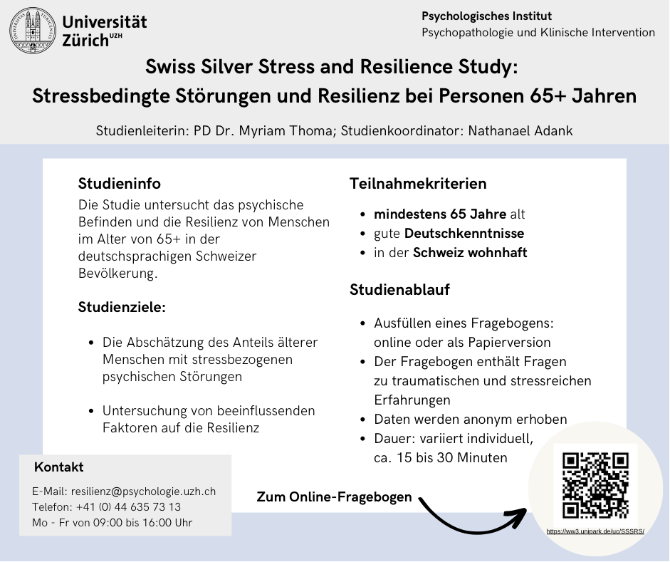 Swiss Silver Stress and Resilience Study